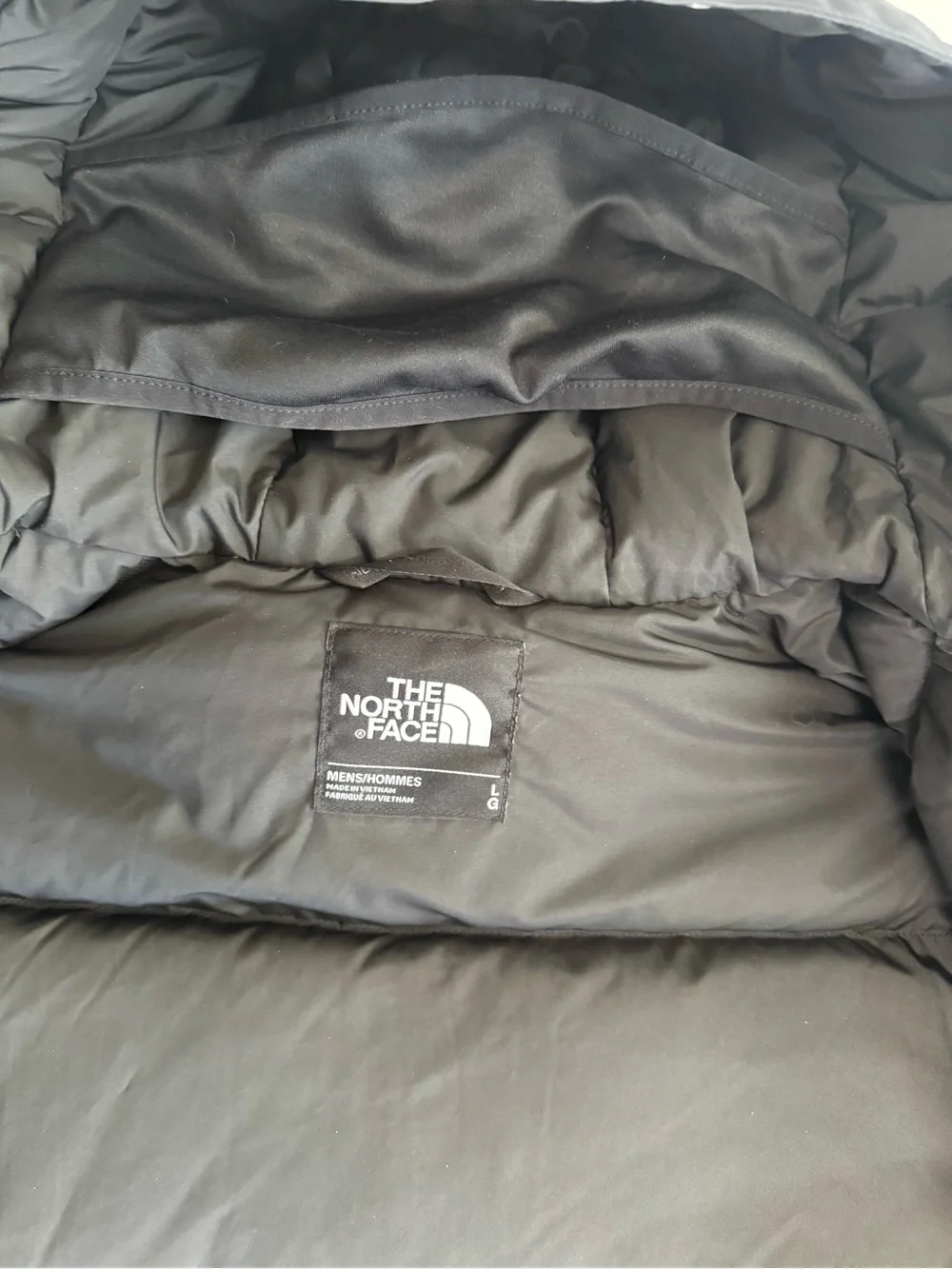 The North Face Black Hooded Puffer Jacket